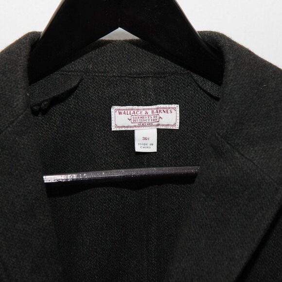 J.Crew Wallace & Barnes Abraham Moon Shawl Blazer Sweater 36S - Picture 2 of 3